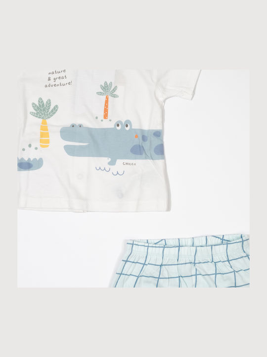Kids' Set with Shorts Summer 2pcs White