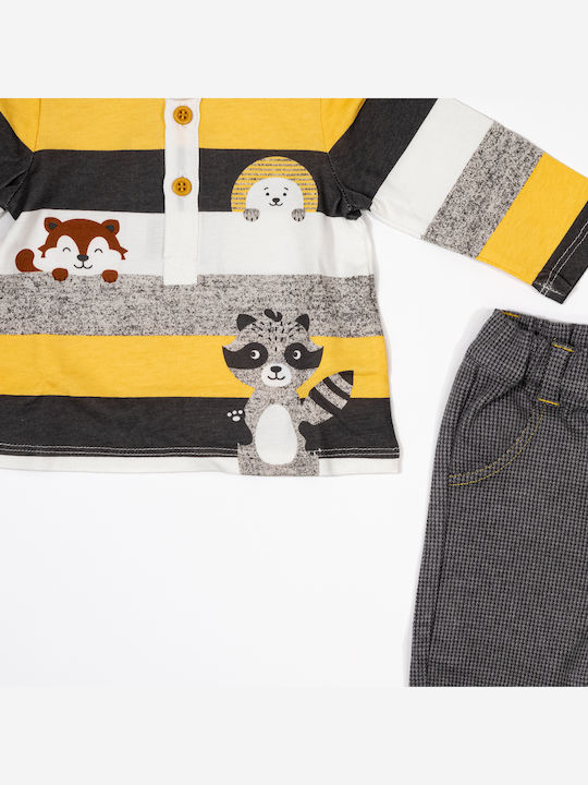 Kids' Set with Pants Winter 2pcs White