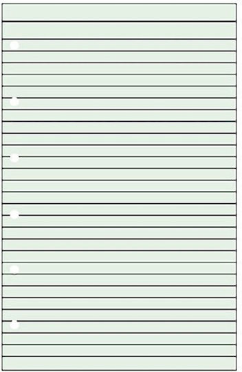 Contax Organizer Notes Sheets Pocket 20 Refill Pads Ruled Orange