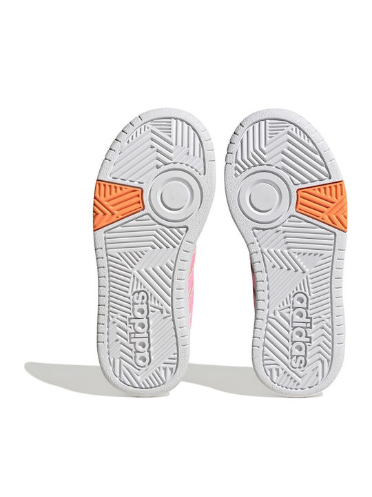 Hoops Hoops 3.0 K Kids Sports Shoes Basketball with Laces White