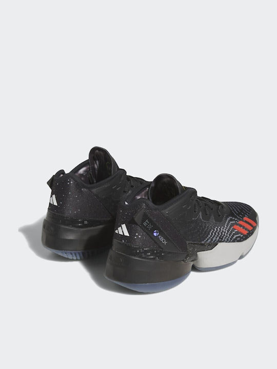 D.O.N. Issue 4 inalti Pantofi de baschet Core Black / Carbon / Grey Three
