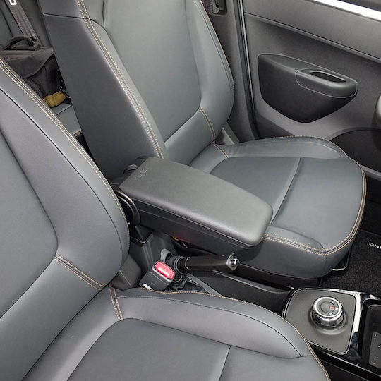 Rati Armster 3 Car Leather Armrest for Chevrolet Orlando 2010-2018 Black