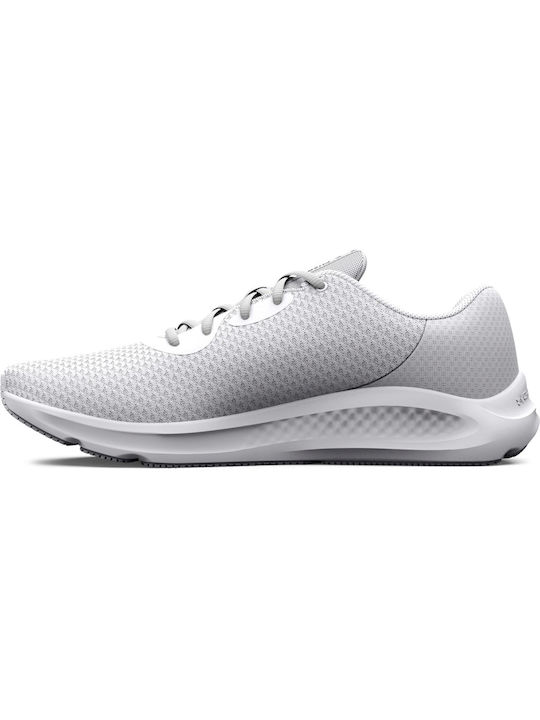 Under Armour Charged Pursuit 3 Herren Sportschuhe Laufen White / Silver