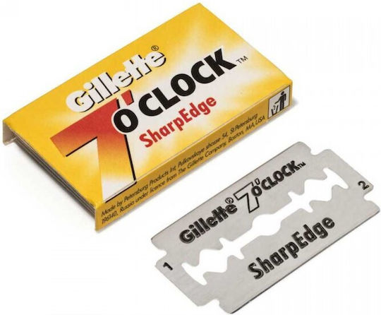 Gillette 7 O' Clock Sharpedge Replacement Blades 5pcs