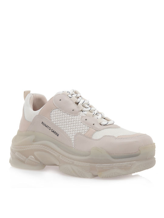 Renato Garini Chunky Sneakers Beige