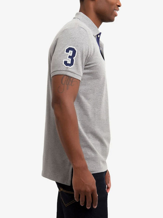Polo Short Sleeve Grey Blouse