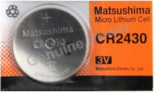 Brand Matshushima MAT-CR2430 Batterie Lithium für Uhren CR2430 1Stück