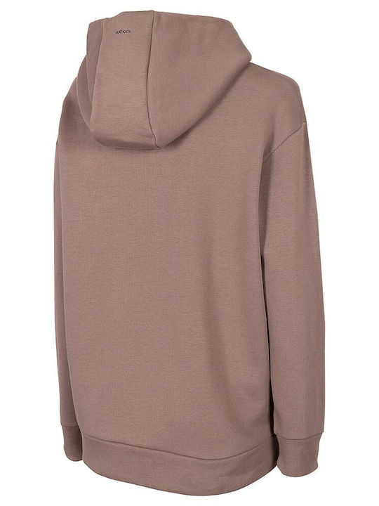 Women's Sweatshirt Hooded Brown