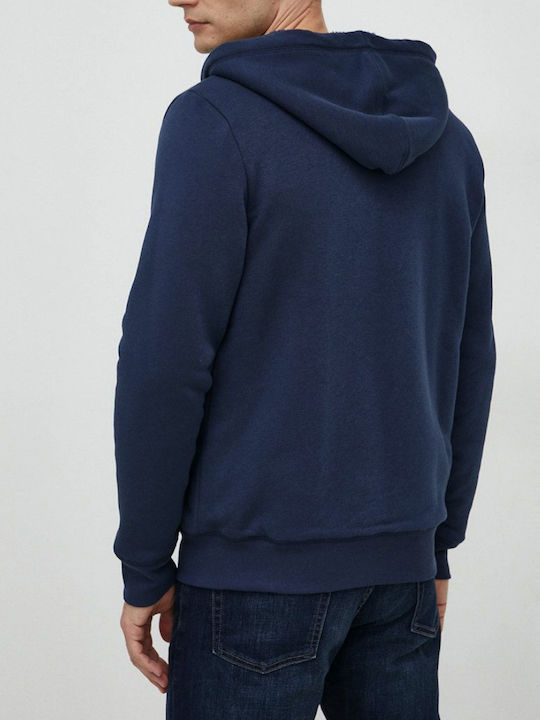 Sweatshirt with Hood Navy Blue