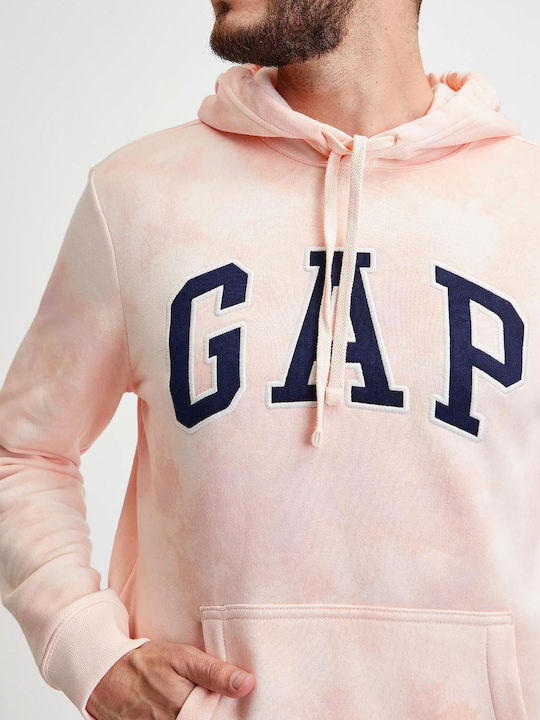 Φούτερ με Κουκούλα Light Pink