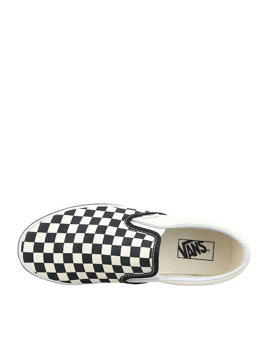 Ua Classic Men's Canvas Slip-Ons Black/White