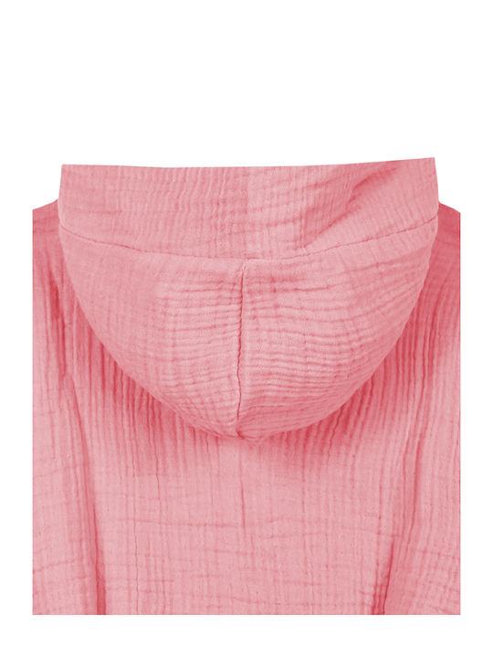 Energiers Παιδικό Μπουρνούζι Pink mit Kapuze