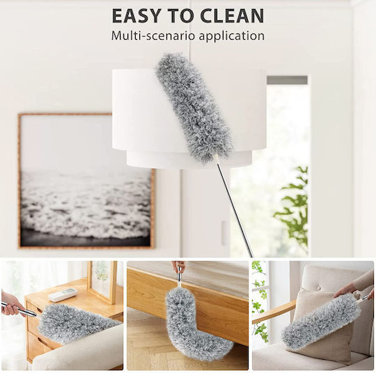 Viosarp Feather Duster with Handle 1pcs 280cm