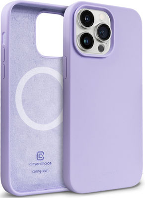 Crong Color Premium MagSafe Coperta din spate Silicon Violet (iPhone 14 Pro) CRG-COLRM-IP1461P-PRP