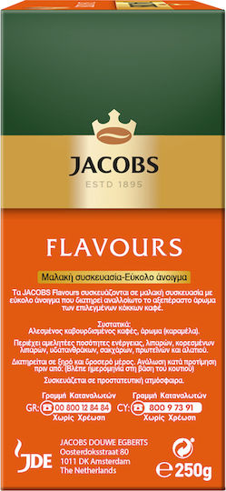 Jacobs Καφές Φίλτρου Arabica Καραμέλα Caramel Αλεσμένος 250gr