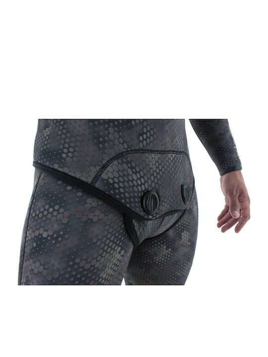 Seac Snake Camo Neoprenanzug für Speerflinte Rasiert Tarnung Grau 7mm