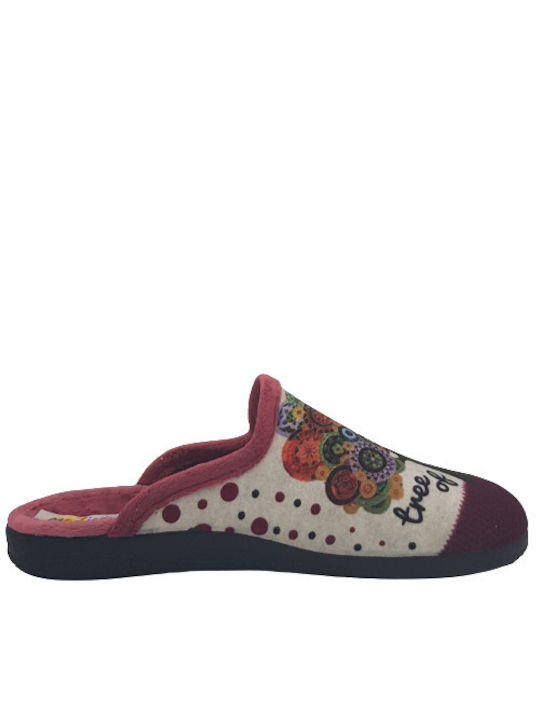 Medies Slipper Bordeaux X27580803M BORDEAUX