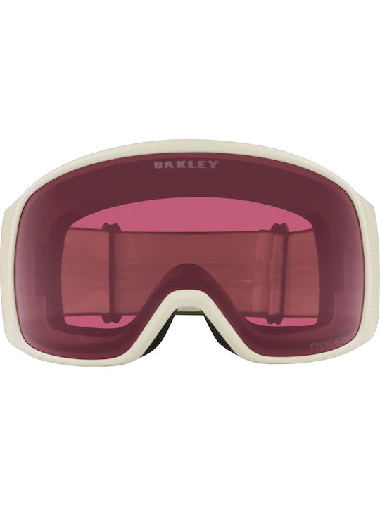 Oakley Flight Tracker Masca de schi și snowboard Pentru adulți Verde cu Lentilă în culoarea Violet