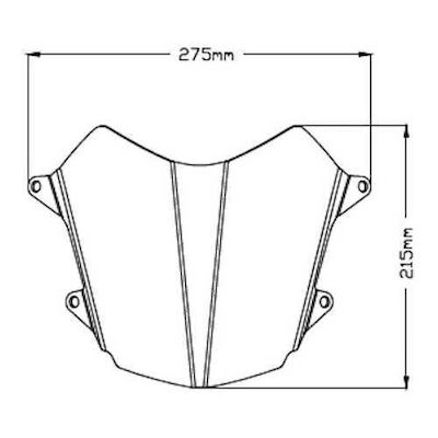 Puig Προστατευτικό Φαναριού Μοτοσυκλέτας Yamaha Tenere 700 2019-2020 Διάφανο