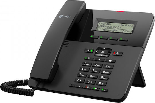 Siemens OpenScape CP210 Ενσύρματο Τηλέφωνο IP Μαύρο