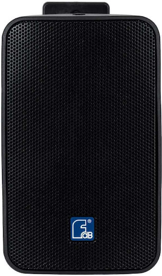 GloboStar FDB ES104WT Παθητικά Επιτοίχια Ηχεία 40W (Ζεύγος) Μαύρα