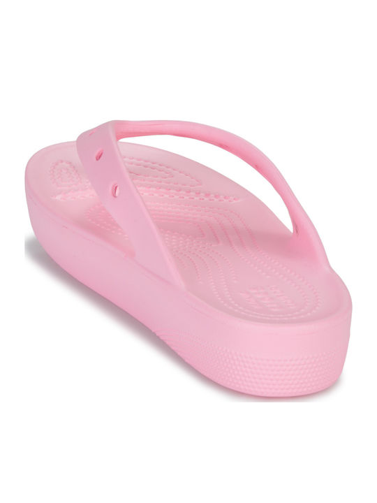 Classic Platform Flip Women's Platform Flip Flops Pink