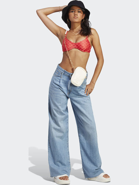 Bikini Bra Originals Monogram with Adjustable Straps Better Scarlet