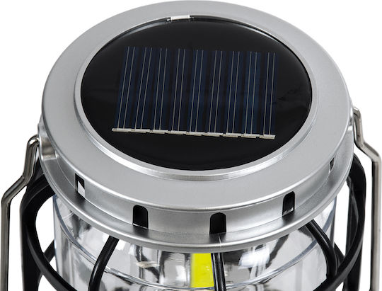 GloboStar Lanternă LED Solară Pentru Camping Waterproof Cu Lanternă 100lm 5W