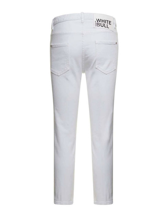 Cool Girl Women's Jean Trousers White