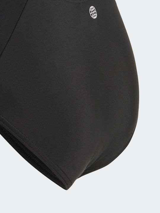 adidas 3-Stripes Kinder Badeanzug Einteilig Schwarz
