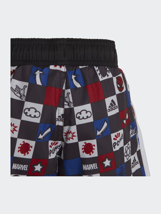 adidas Spider-Man Costum de baie pentru copii Pantaloni scurți de înot Alb