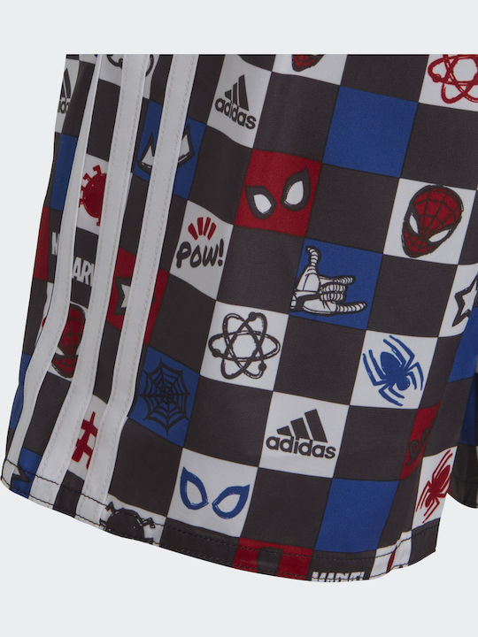 adidas Spider-Man Costum de baie pentru copii Pantaloni scurți de înot Alb