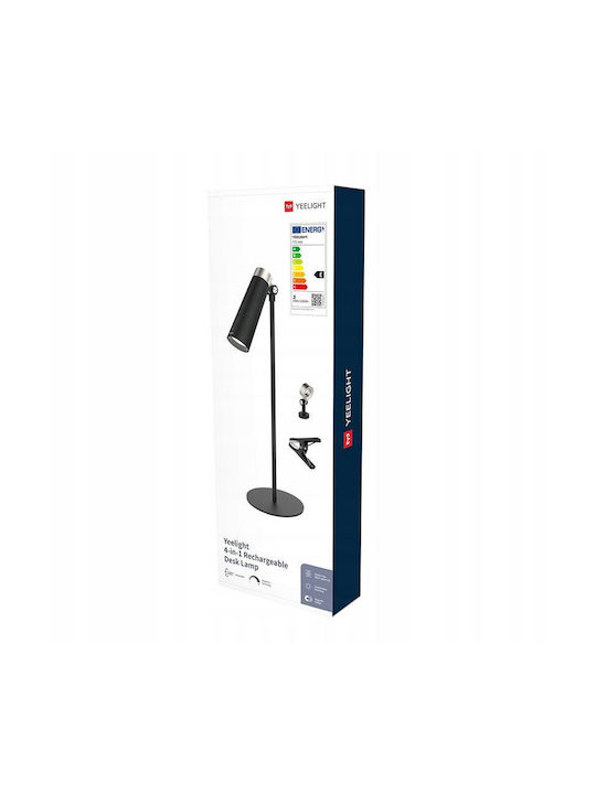 Yeelight 4-in-1 Rechargeable LED Office Lamp Foldable in Black Color