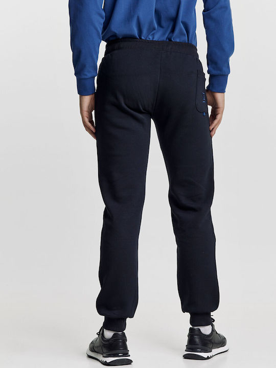 Guy Laroche Men's Sweatpants with Rubber Navy Blue