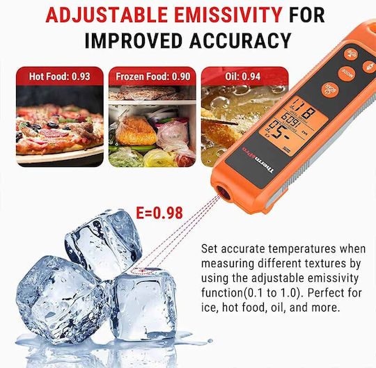 TempPro Digital Thermometer Kochen mit Nadel -50°C / +300°C