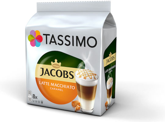 Tassimo Κάψουλες Machiatto Καραμέλα Συμβατές με Μηχανή Tassimo 8caps