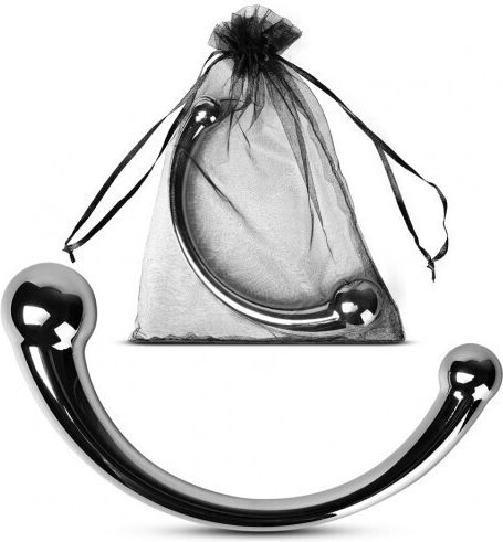 CyprusLoveShop Πρωκτική Σφήνα Ασημί 23cm