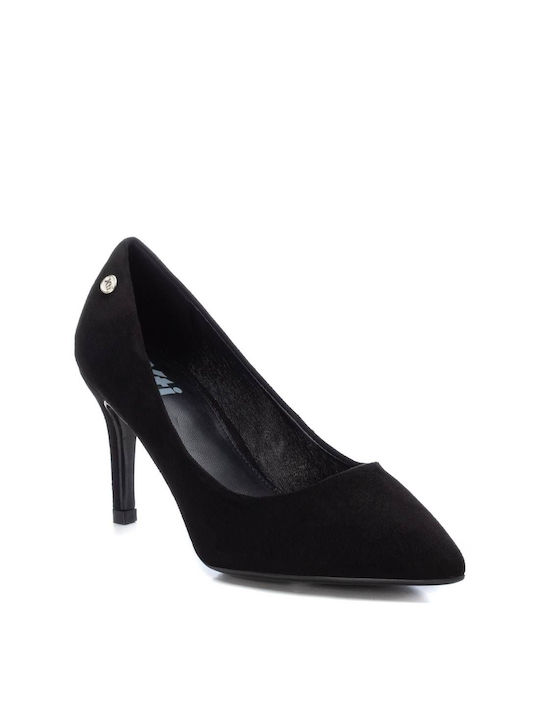 Xti Suede Heel Black