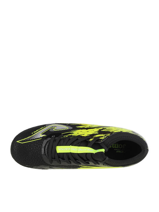 Joma Super Copa Ποδοσφαιρικά Παπούτσια με Τάπες AG Μαύρα