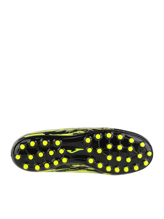 Joma Super Copa Ποδοσφαιρικά Παπούτσια με Τάπες AG Μαύρα