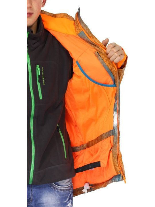Icepeak Bert 56003537884 Männer Jacke aus für Ski & Snowboard Mehrfarbig