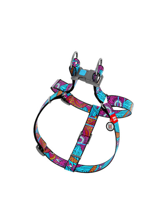 WauDog Σαμαράκι Σκύλου Summer με Smart ID Μπλε 60-90cm 31-362