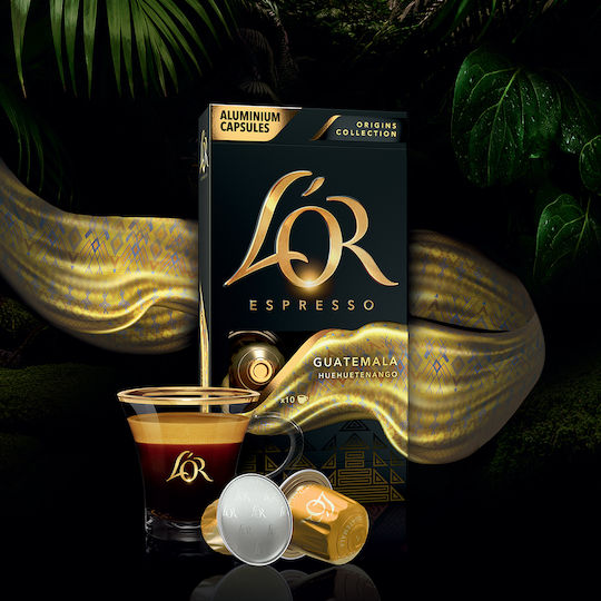 L'Or Capsules Espresso Guatemala Compatible with Machine Nespresso 10caps,tobolek