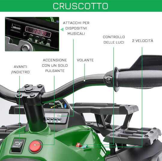Kids Motorbike Licensed Electric 12 Volt Green