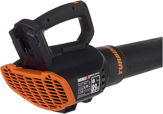 Worx WG547E.9 Handgeführter Akku-Laubbläser 20V Solo mit Maximaler Luftgeschwindigkeit 200 km/h