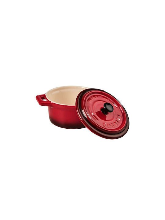 Butlers C'est Si Bon Dutch Oven Round Ceramic Red 14.5x7.5cm 1pcs