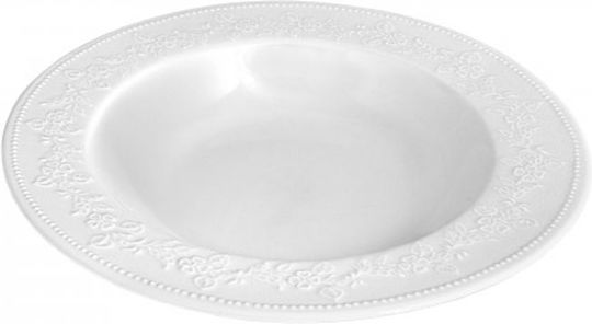Oriana Ferelli Kea White Porcelain Dinnerware Set 20pcs