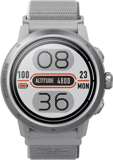 Coros Apex2 Pro Aluminium 47mm Waterproof Smartwatch with Heart Rate Monitor (Gray)