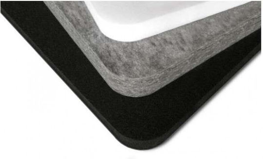 Audiodesigner Ecoplan Rechteck ECOPLAN-RC-4/12-Weiß Audio-Behandlungsmaterial Panel (4 Stück) in Gerade Design 40cm x 120cm in Weißer Farbe