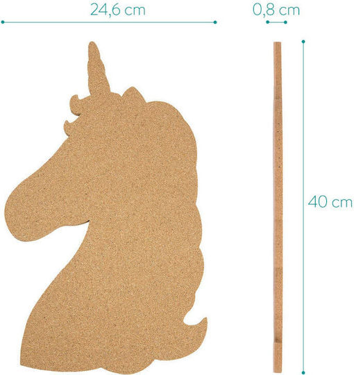 Navaris Пинска дъска Корк Unicorn 24.6x40см